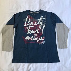 NWOT XSIDE full sleeve T-shirt in indigo color